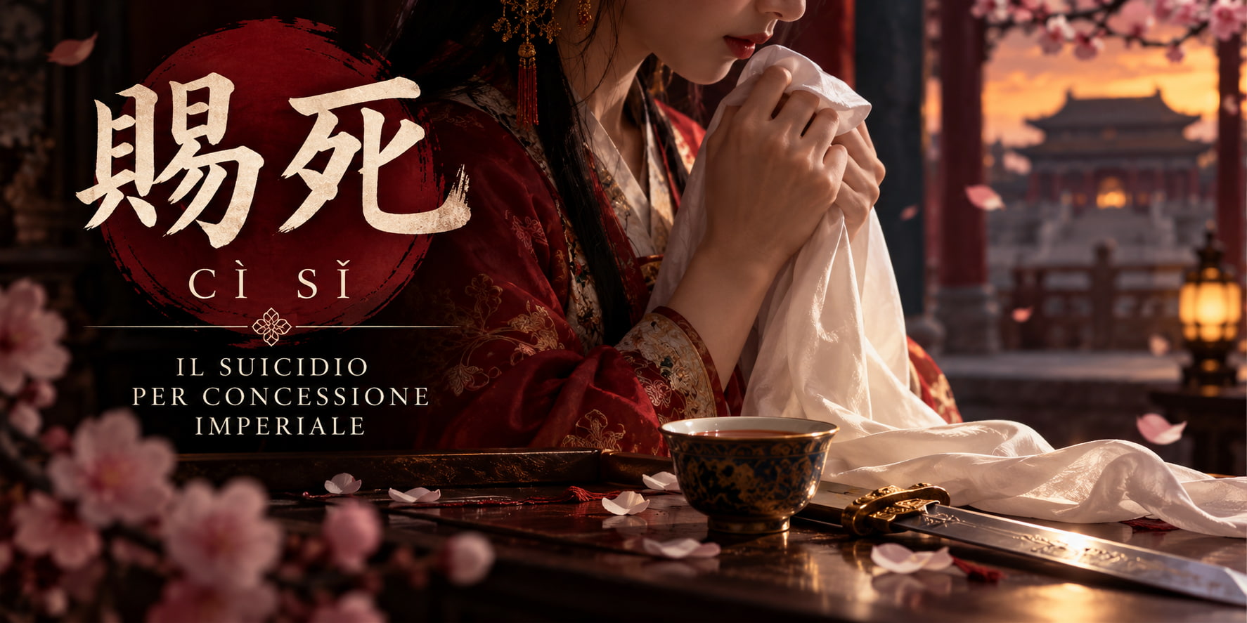 La morte concessa dall’imperatore: 賜死 (cì sǐ)